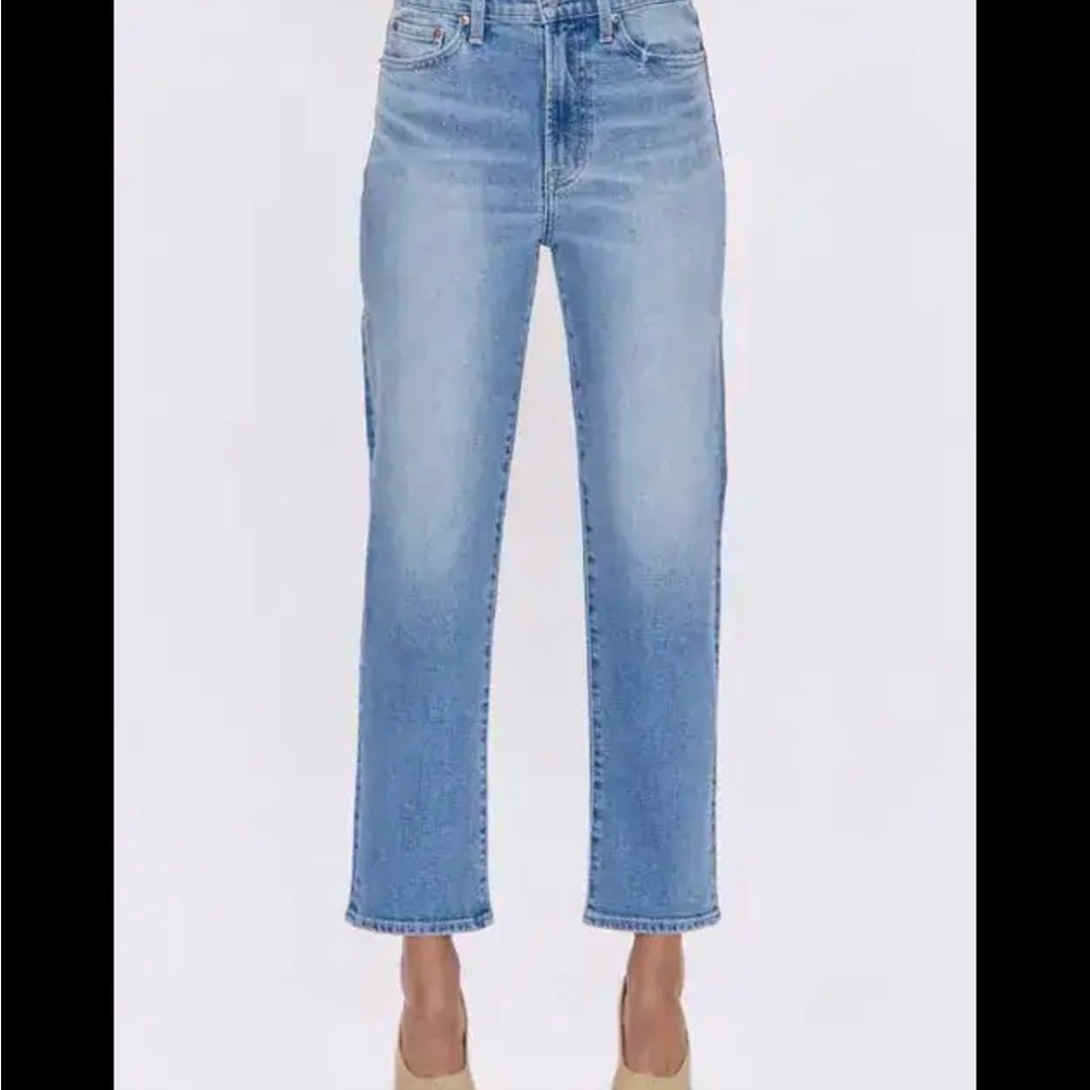 Pistola Light Blue Straight Leg Jeans